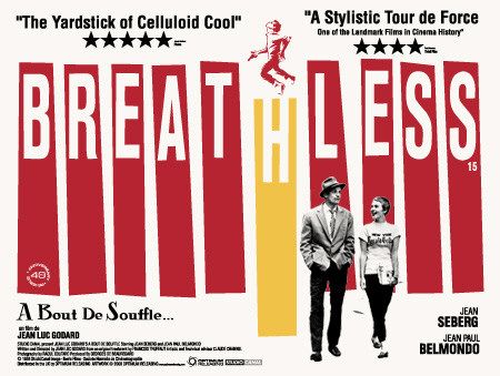 Jean-Luc Godard’s Breathless movie poster